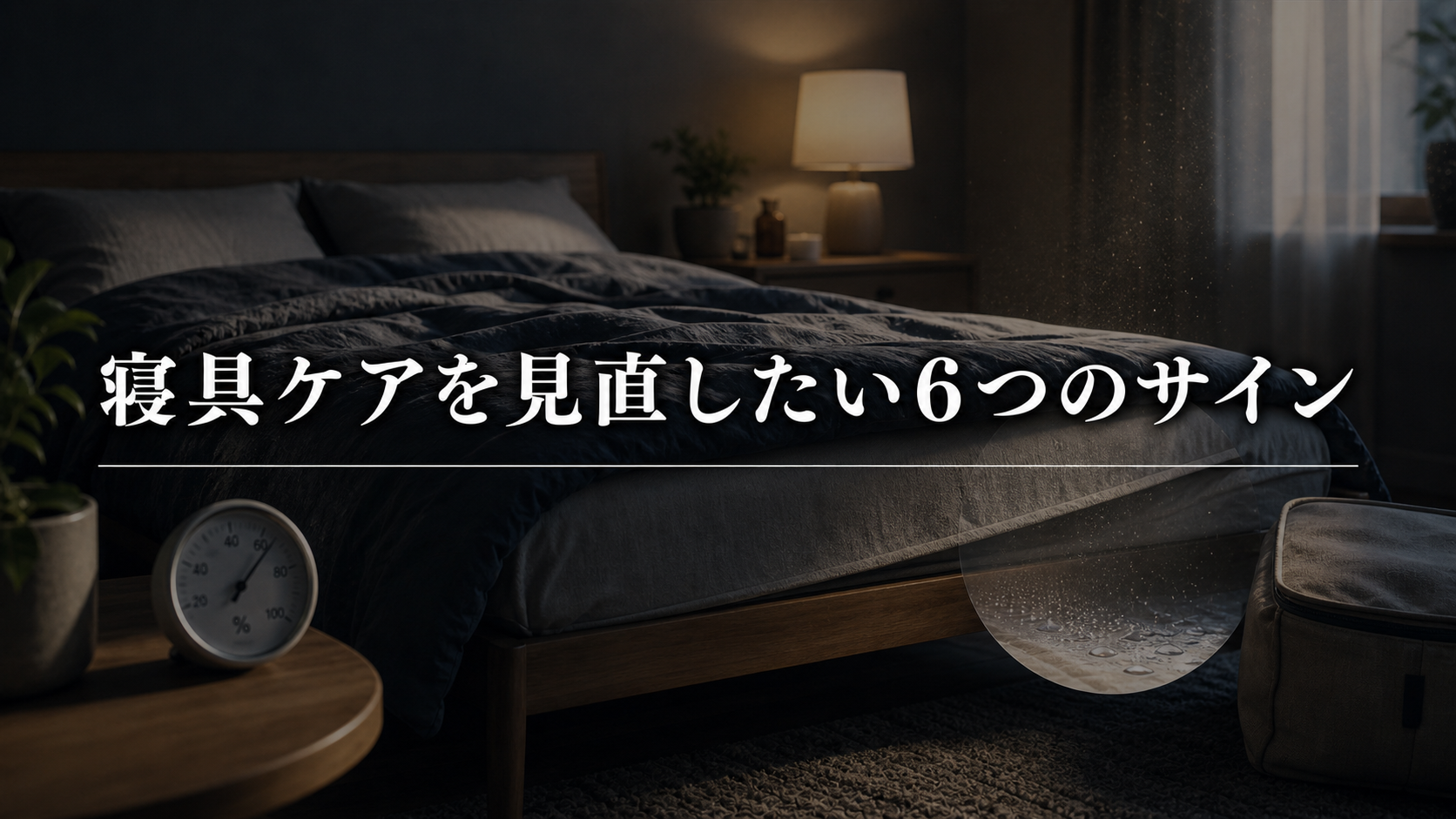 寝具ケアを見直したい6つのサイン