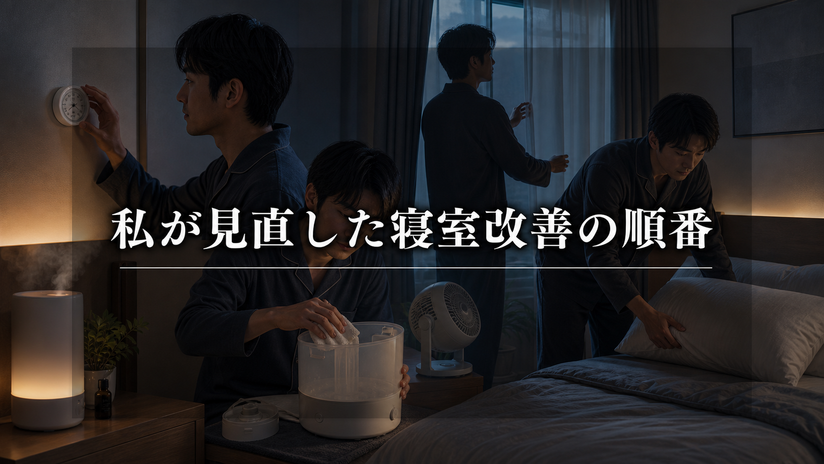 私が見直した寝室改善の順番