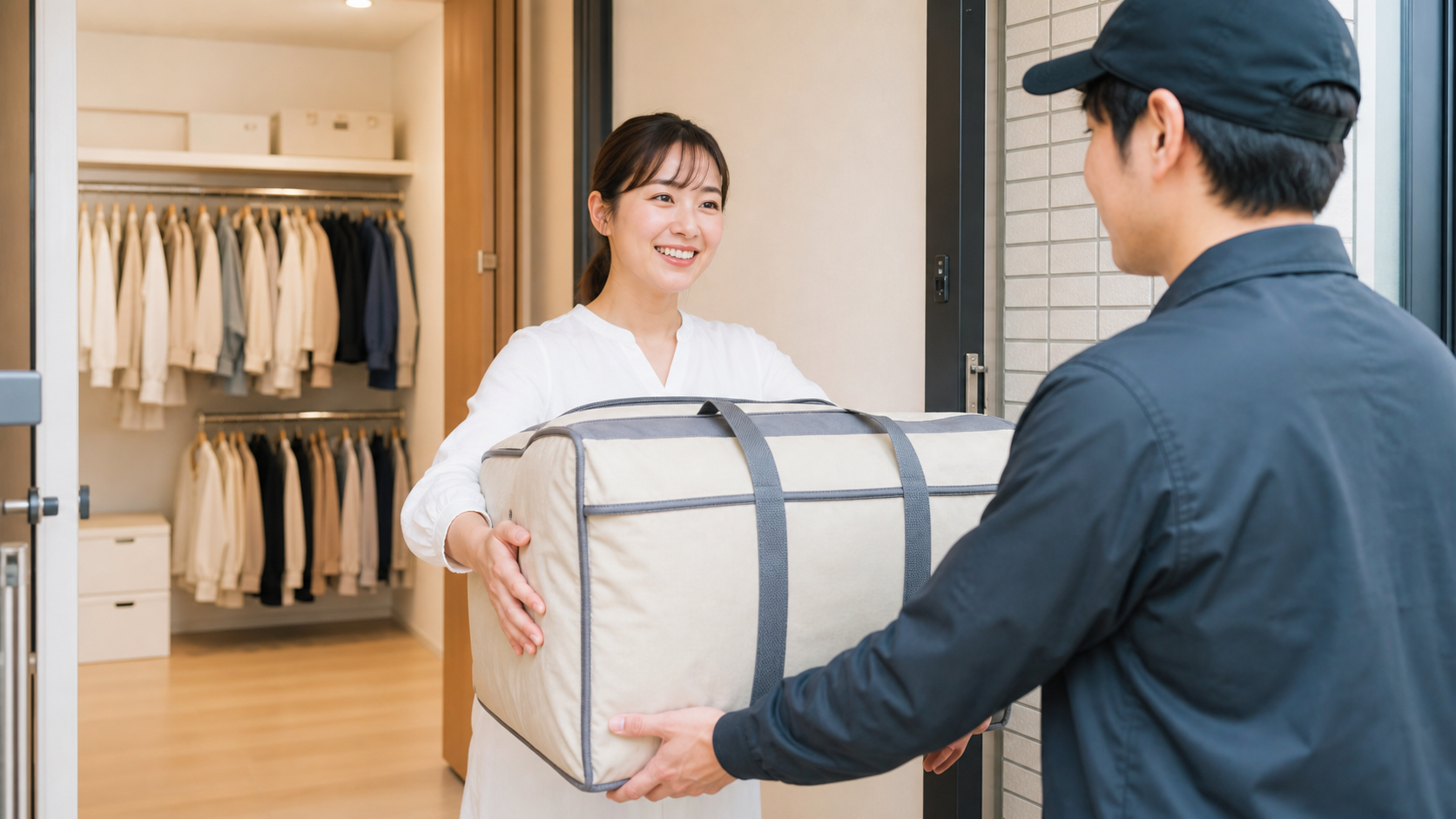 保管付き宅配クリーニングで収納の悩みが減る理由
