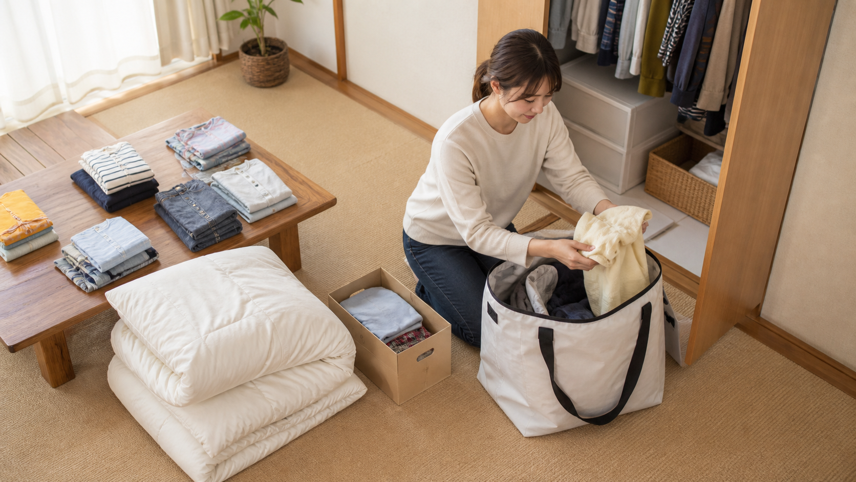 衣替えを楽にするために「やめたこと」と「残したこと」