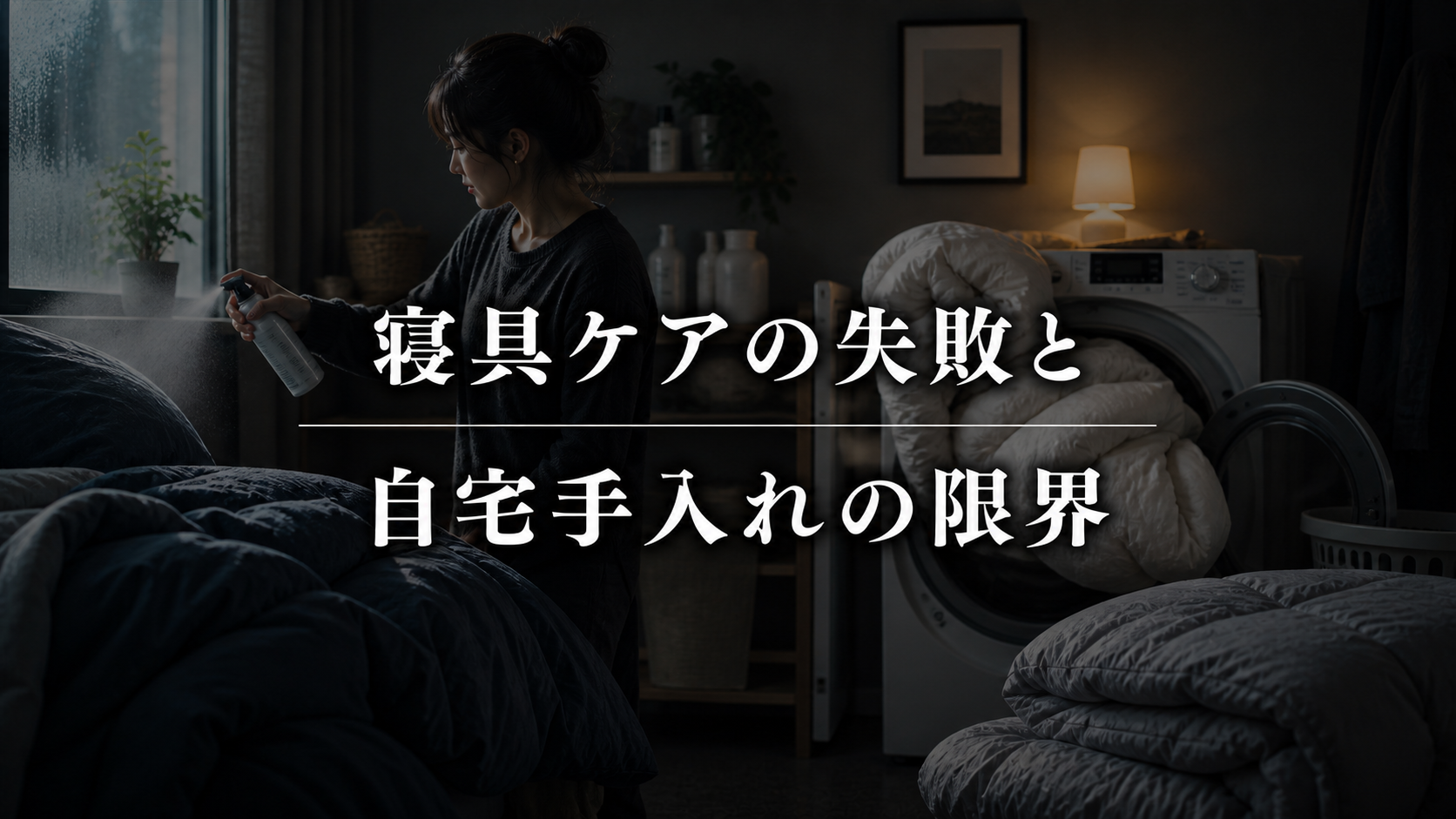 やりがちな寝具ケアの失敗と自宅手入れの限界