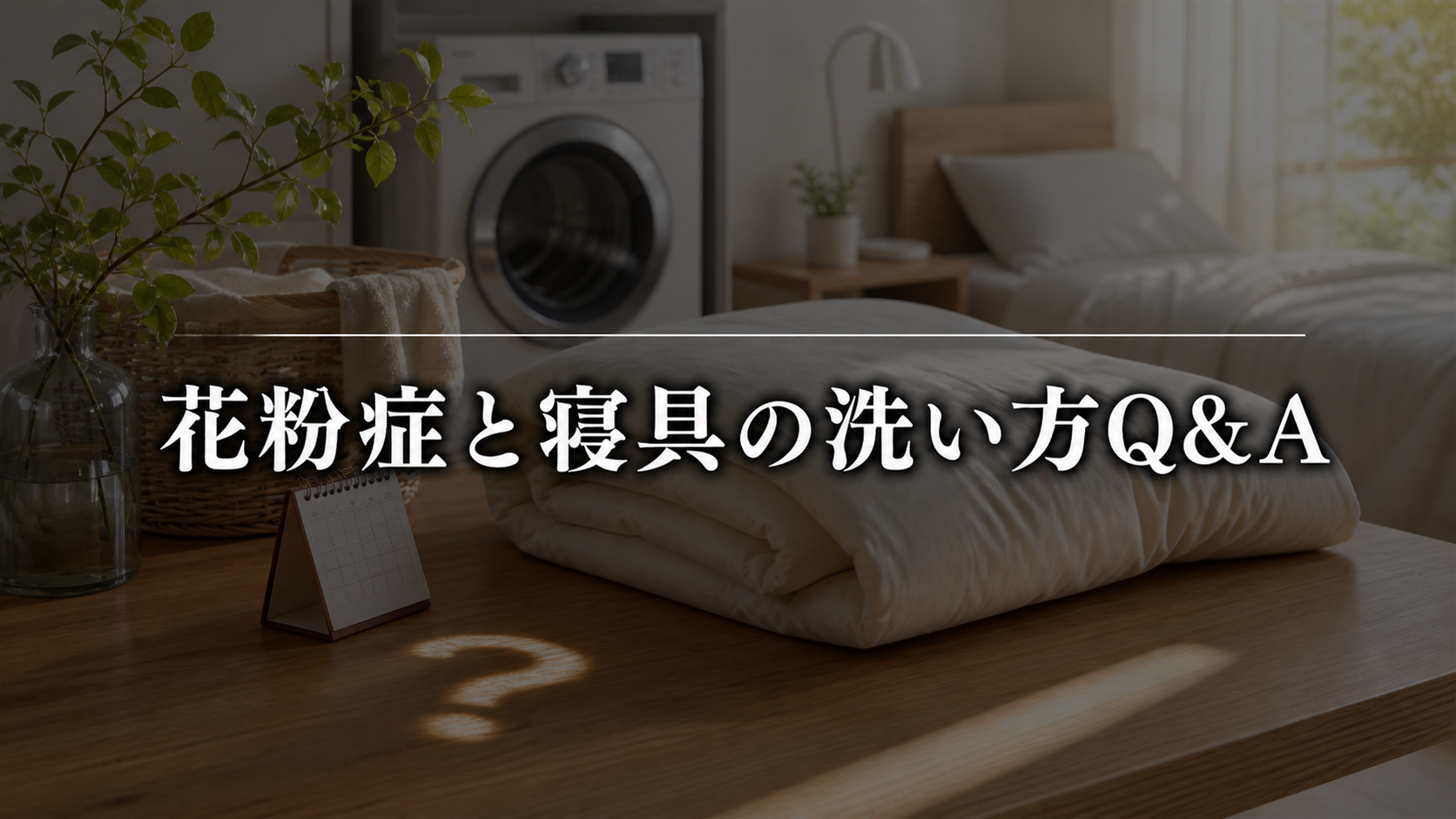 花粉症と寝具の洗い方に関するよくある質問