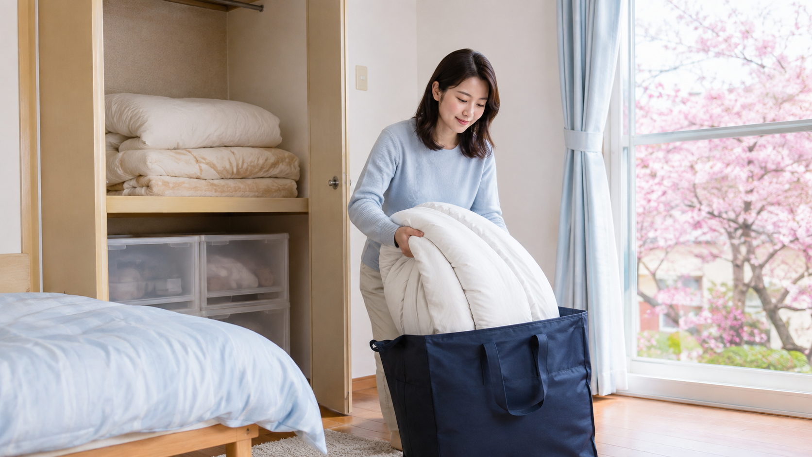 春だけ宅配クリーニングを使う人が増えている理由