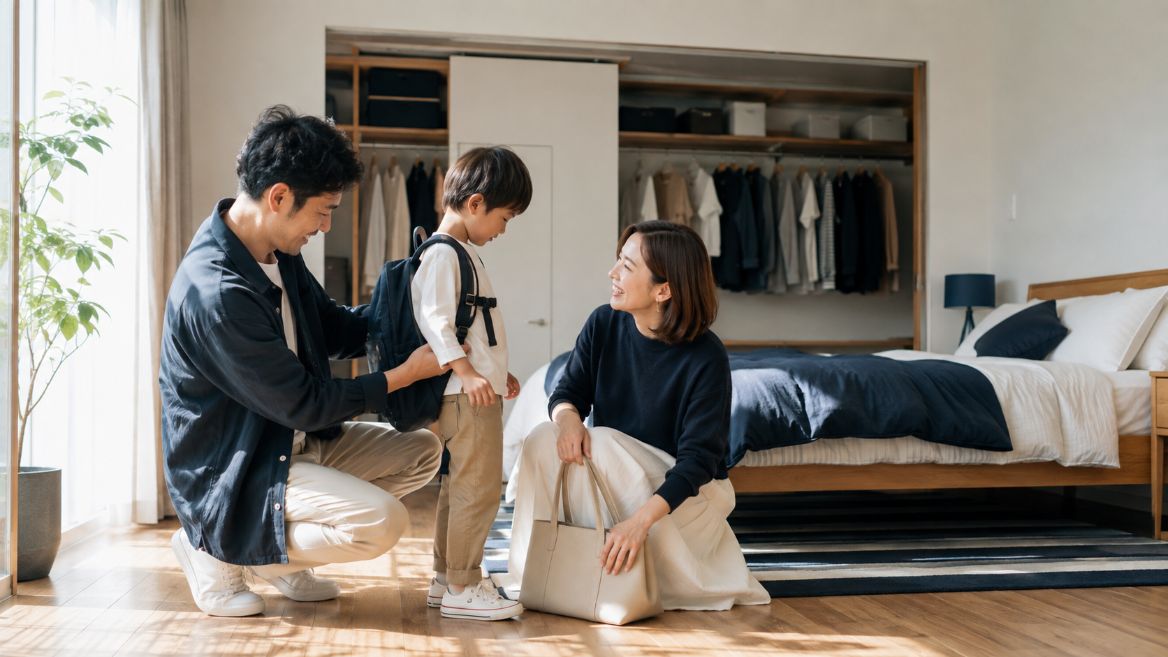 宅配クリーニングを使って変わった共働き生活