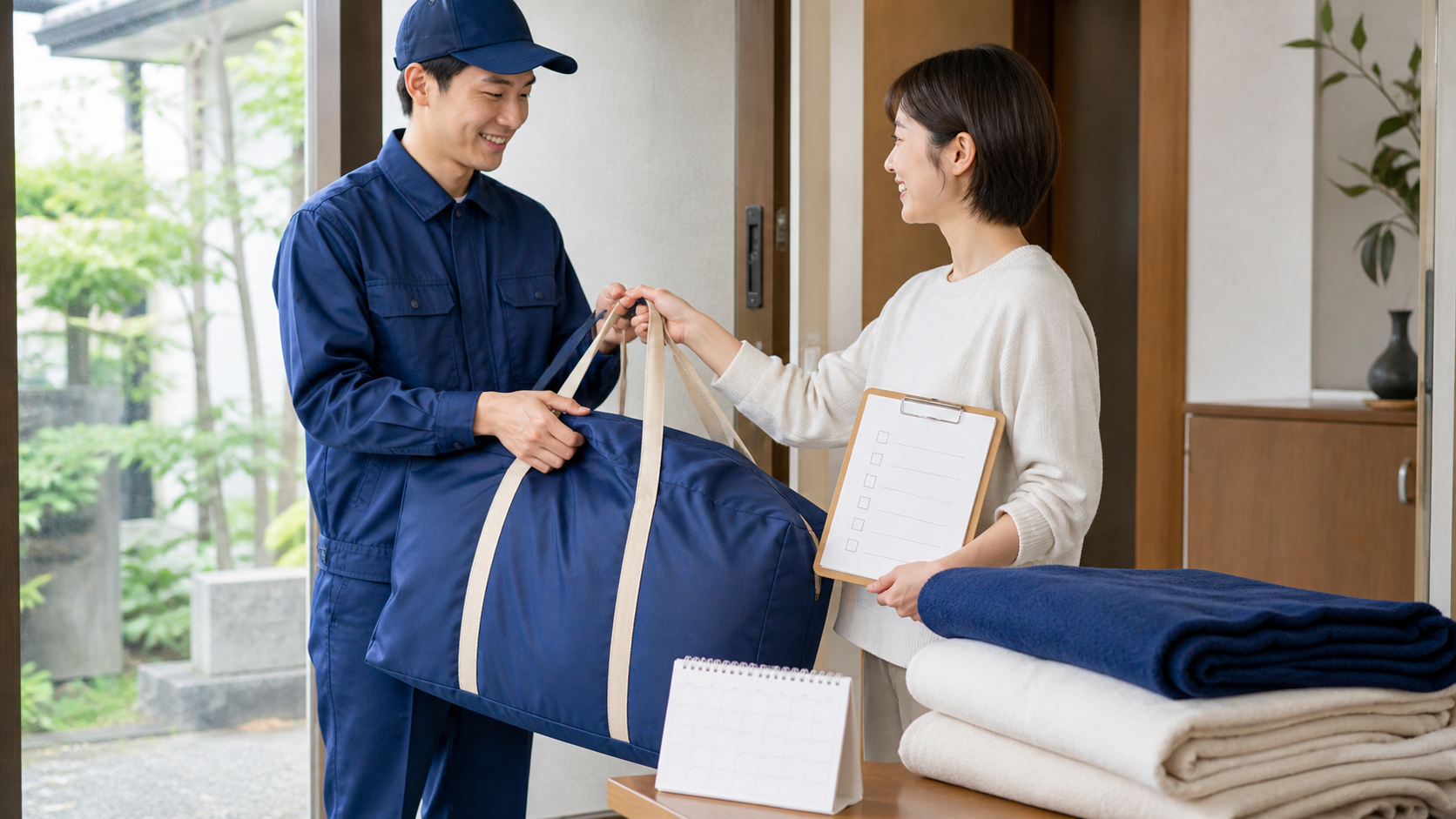 花粉シーズンに宅配クリーニングを利用するメリットと注意点
