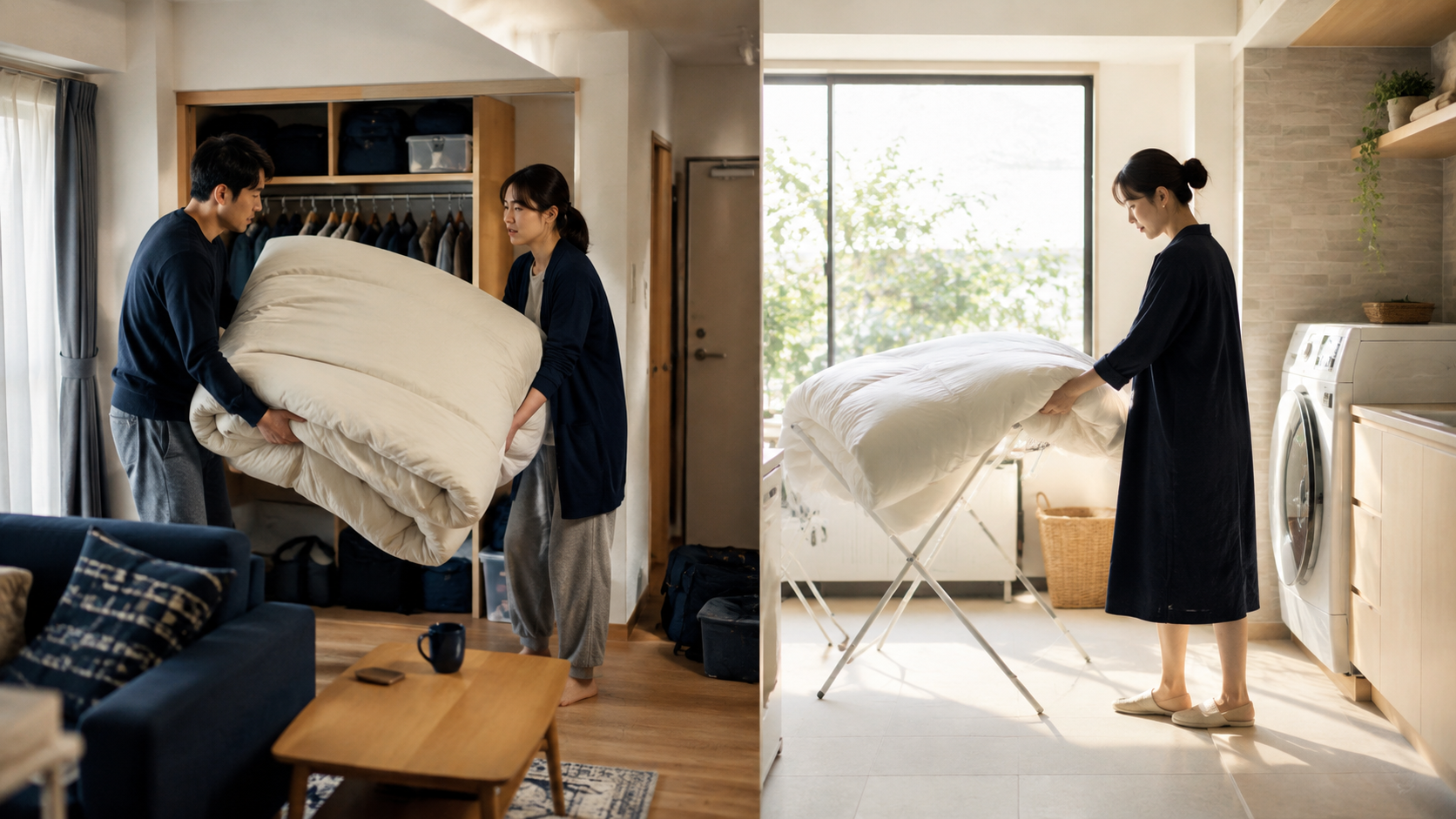 宅配クリーニングが向いている家庭・向かない家庭